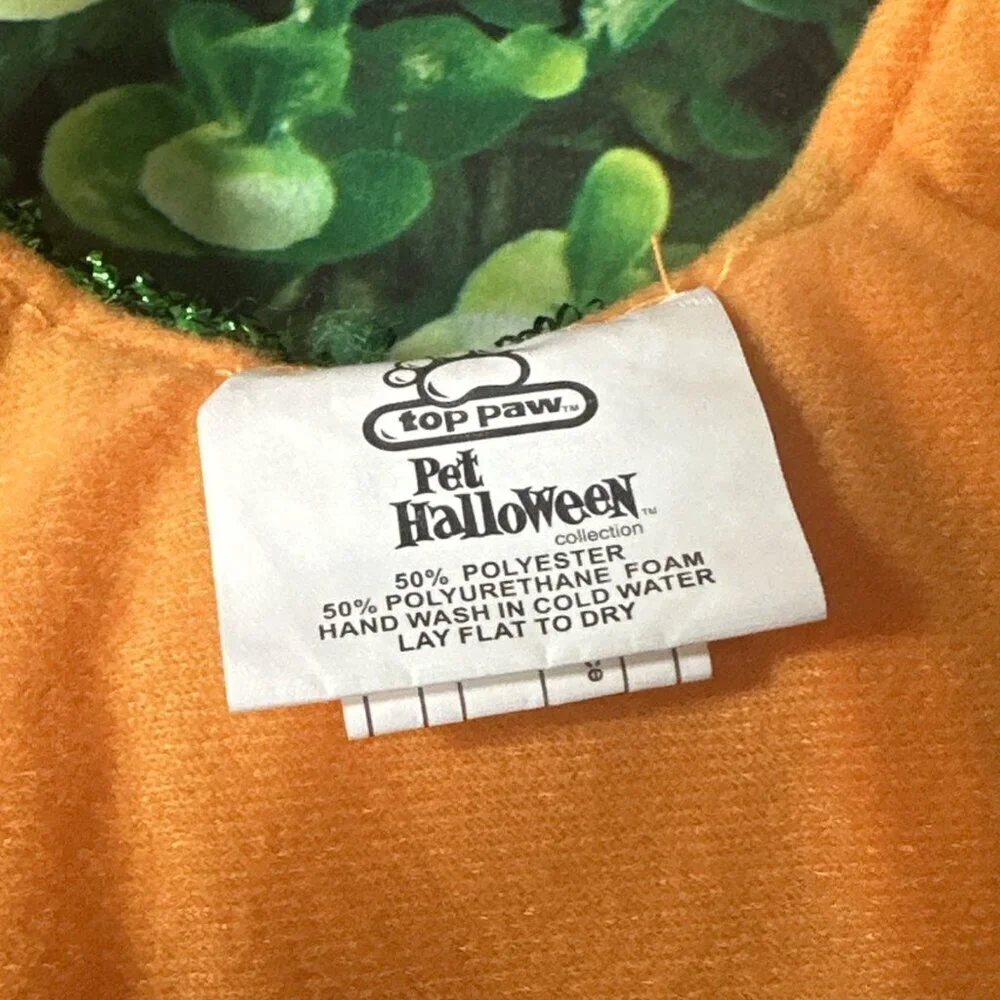 Top Paw Pumpkin Halloween Dog Costume Size XS
